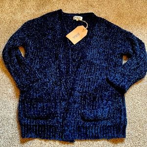 Listicle Sweater. 100% polyester.